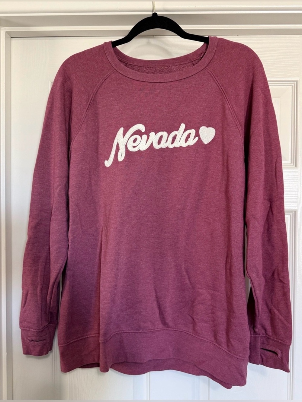 State of Mine Nevada Graphic Sweatshirt XXL Mauve Pink Crewneck